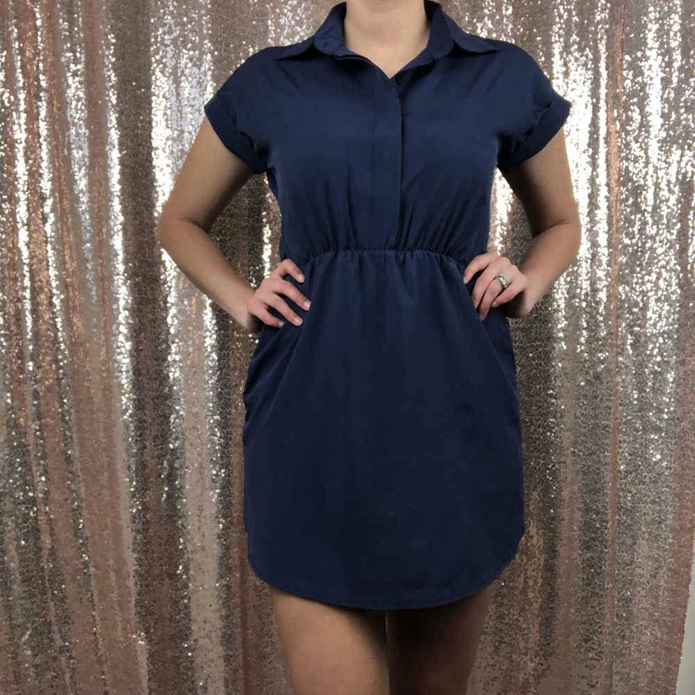 Francesca’s collection blue dress